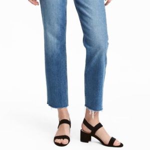 Slingback block heel sandals